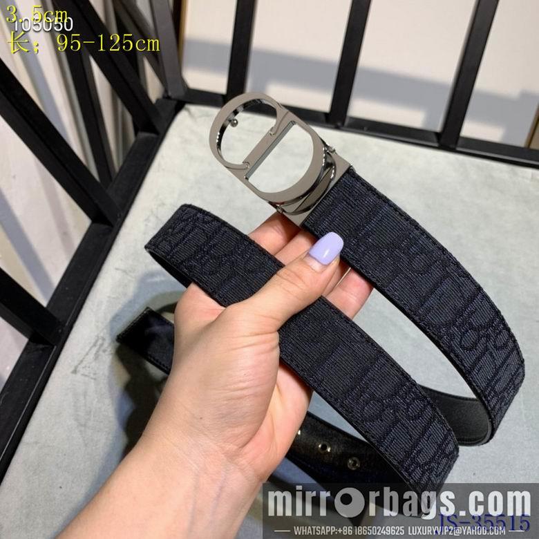 Replica Dior Belt 35mm 95-125cm 8L