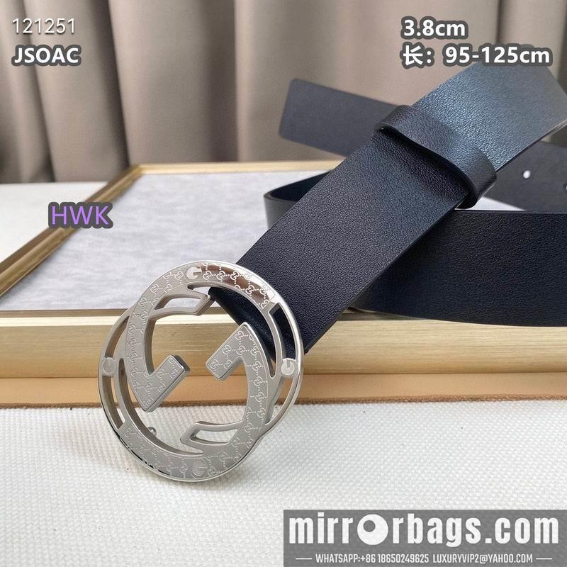 Replica Gucci belt 38mmX95-125cm 8L15