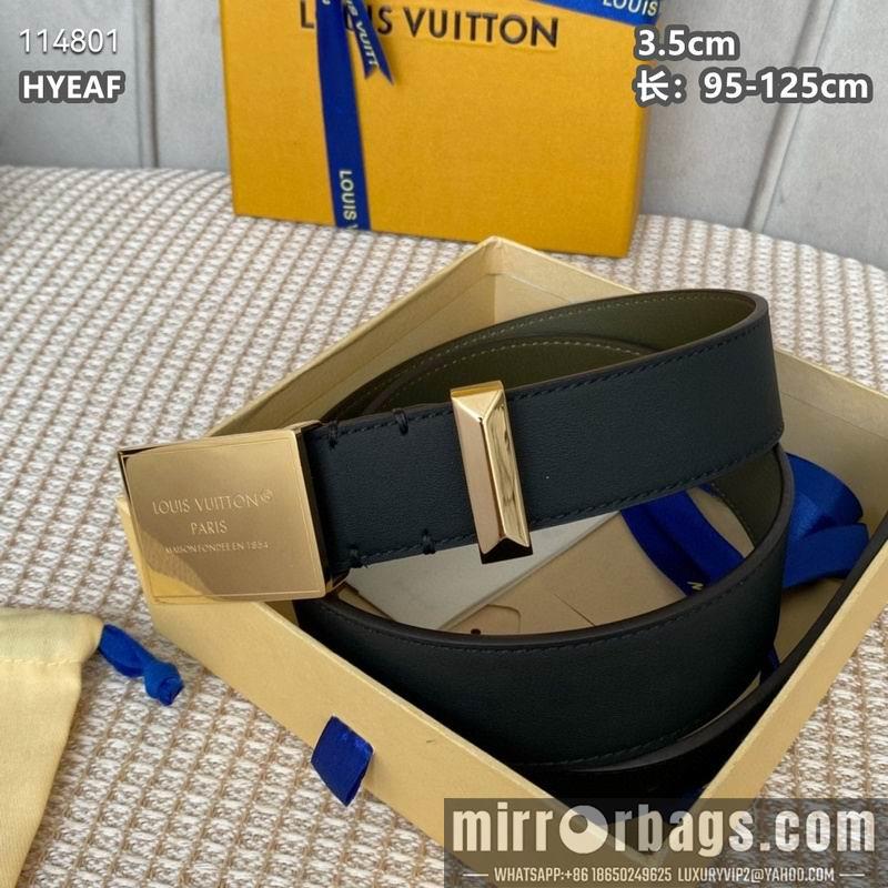 Replica LV belt 35mmX95-125cm 8L19