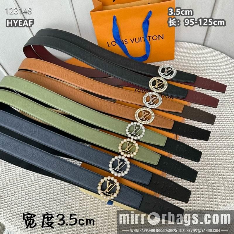 Replica LV belt 35mmX95-125cm 8L16