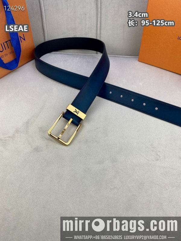 Replica LV belt 34mmX95-125cm 8L27