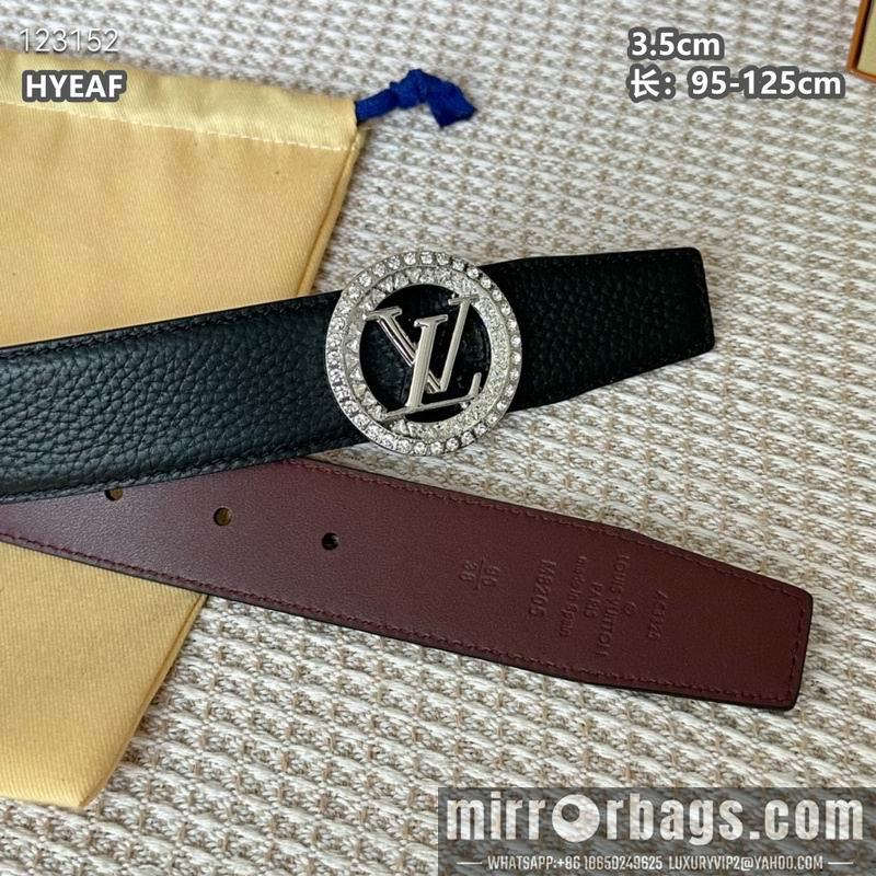 Replica LV belt 35mmX95-125cm 8L16