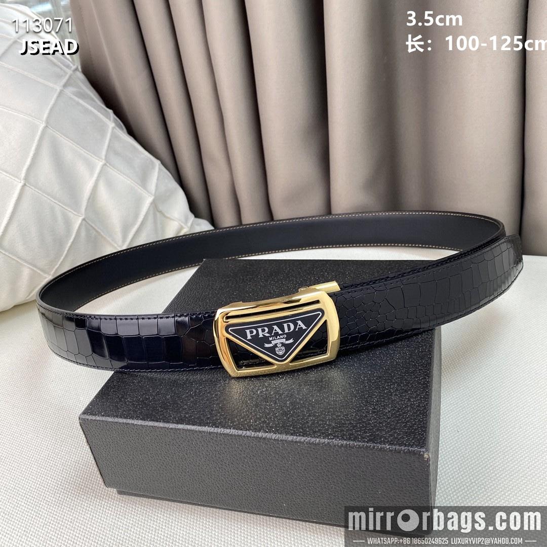 Replica Prada belt 35mmX100-125cm 8L03