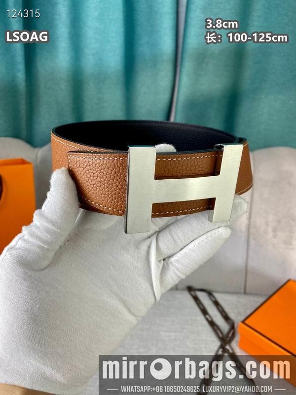 Replica Hermes belt 38mmX100-125cm 8L04