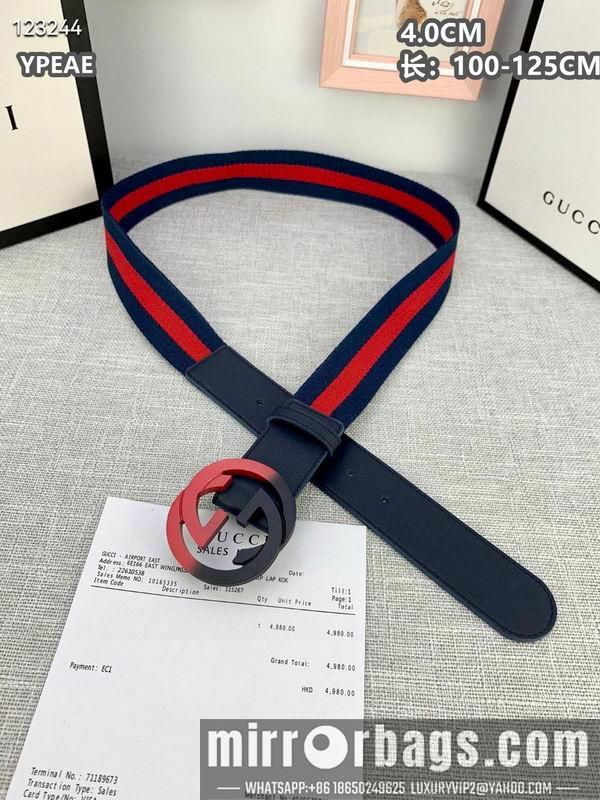 Replica Gucci belt 40mmX100-125cm 8L135
