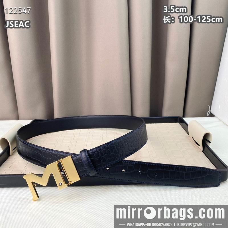 Replica Montblanc belt 35mmX100-125cm 8L09