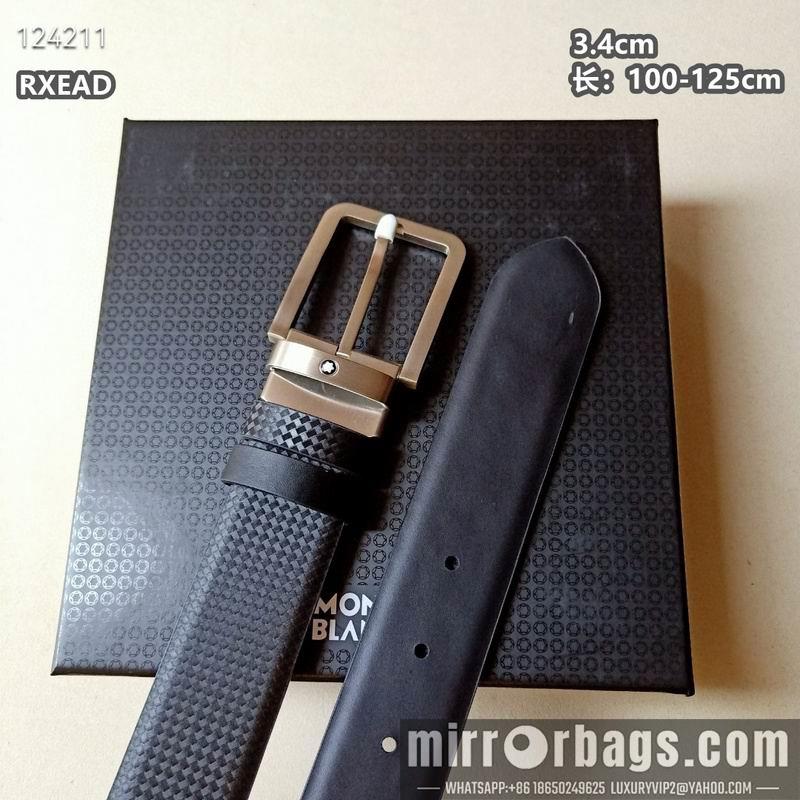 Replica Montblanc belt 34mmX100-125cm 8L07
