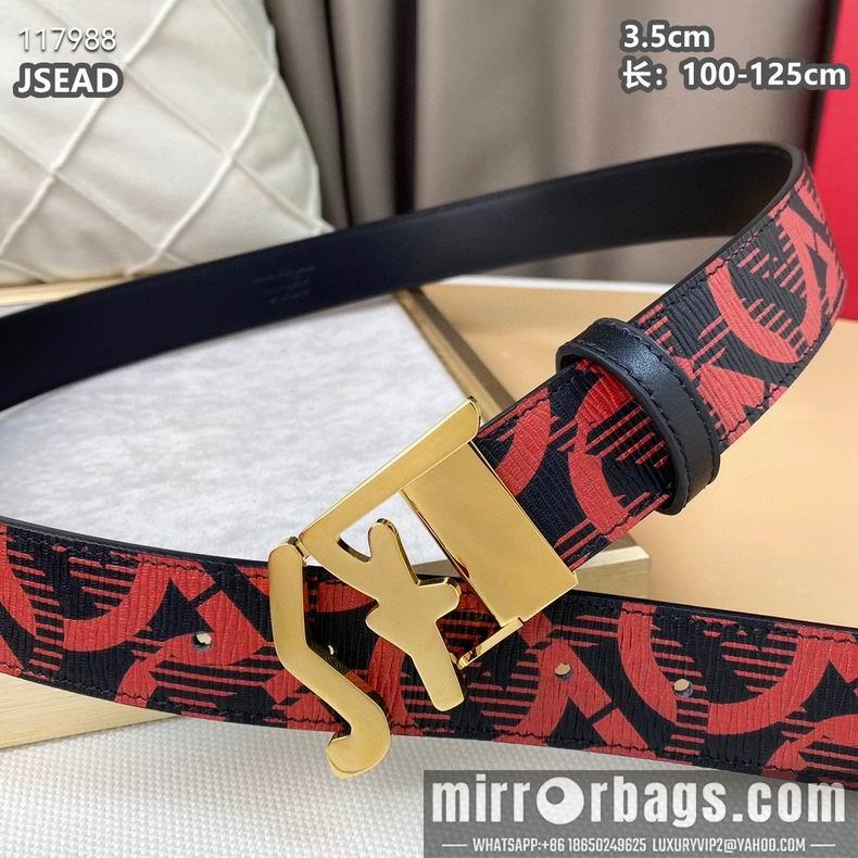 Replica Ferragamo belt 35mmX100-125cm 8L08