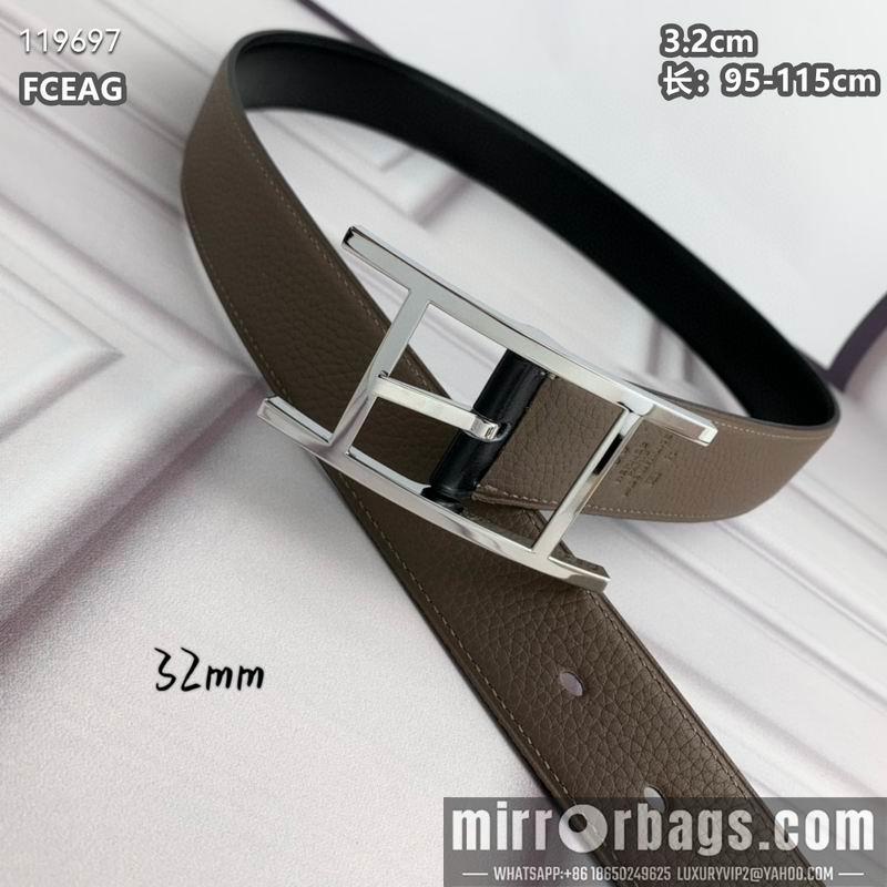 Replica Hermes belt 32mmX95-115cm 8L040802