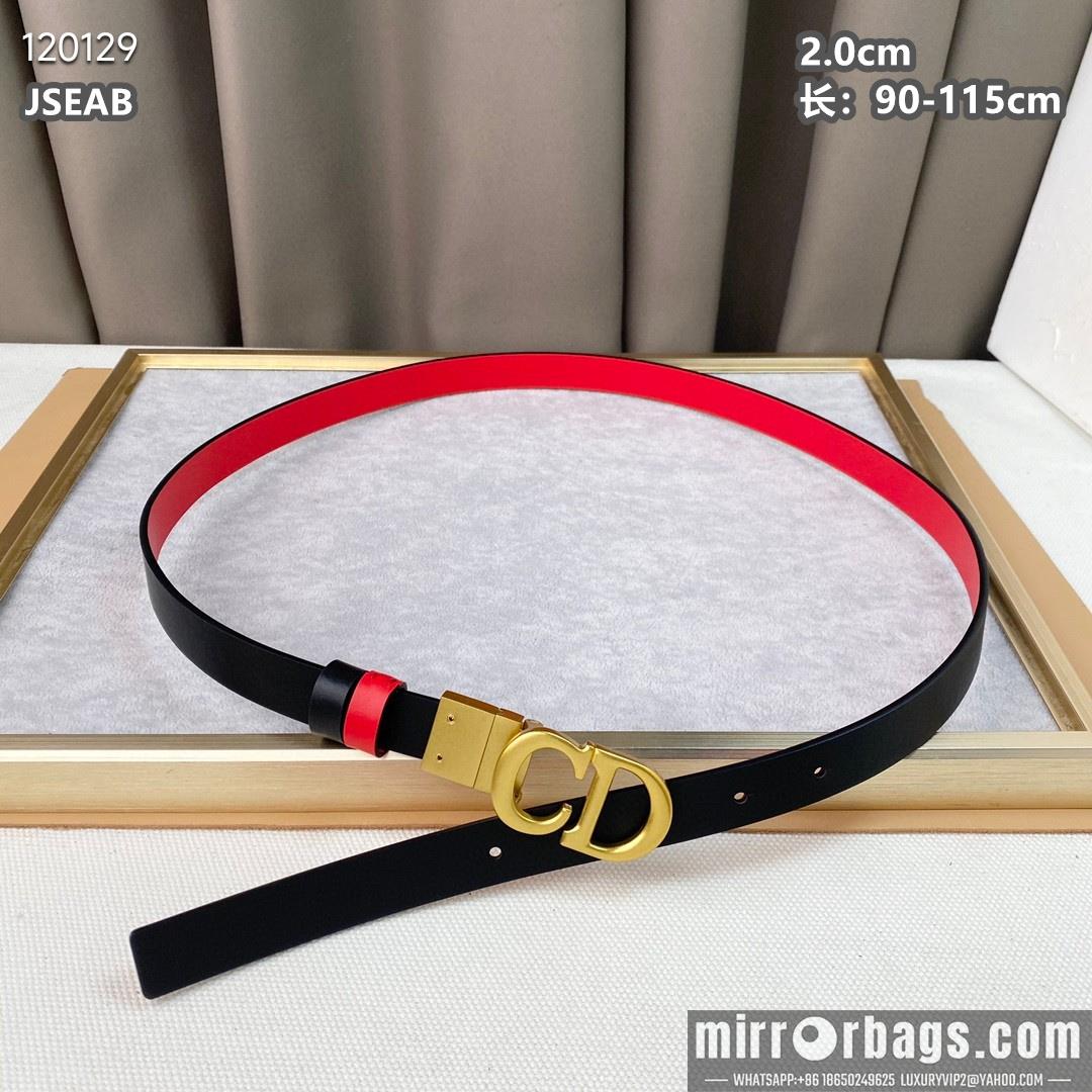 Replica Dior belt 20mmX90-115cm 8L072001