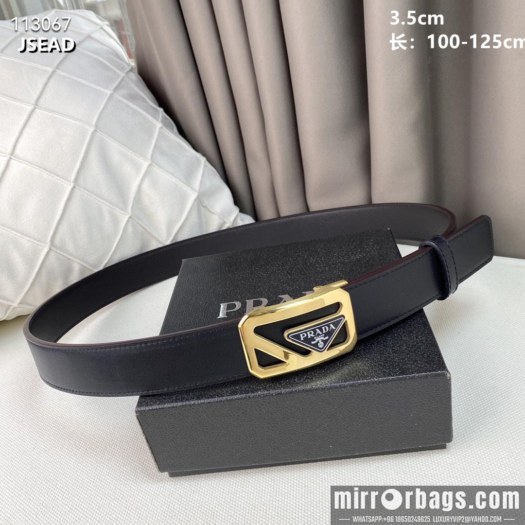 Replica Prada belt 35mmX100-125cm 8L01