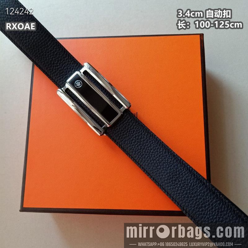 Replica Montlanc belt 34mmX100-125cm 8L09