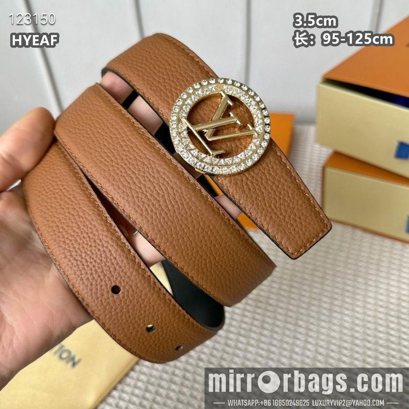 Replica LV belt 35mmX95-125cm 8L16