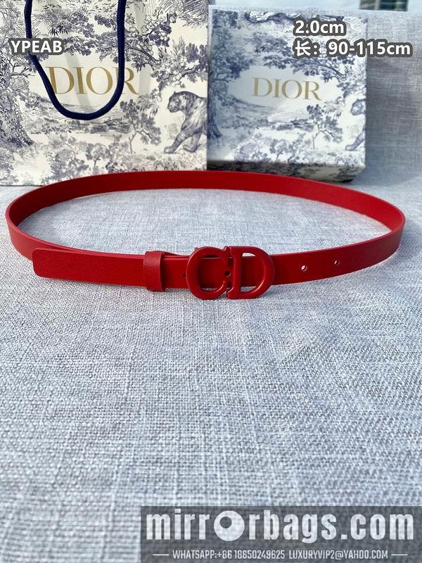 Replica Dior belt 20mmX90-115cm 8L23