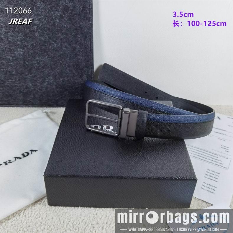Replica Prada belt 35mmX100-125cm 8L05