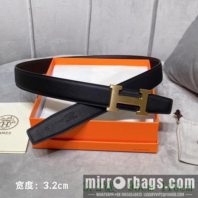 Replica Hermes Belt 32mmX95-110cm 7D18