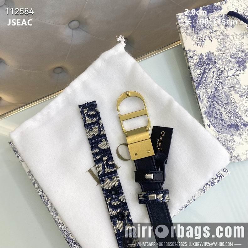 Replica Dior Belt 20mmX90-115cm 8L06