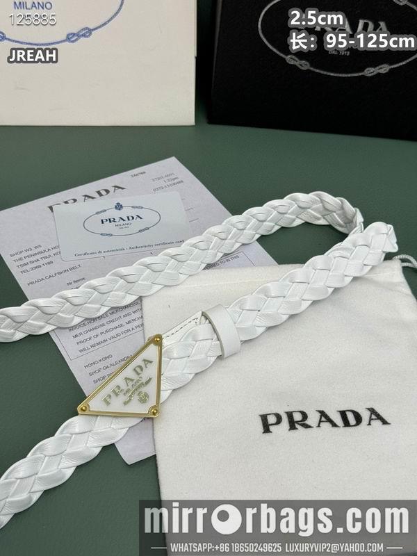 Replica Prada belt 25mmX95-125cm 8L01