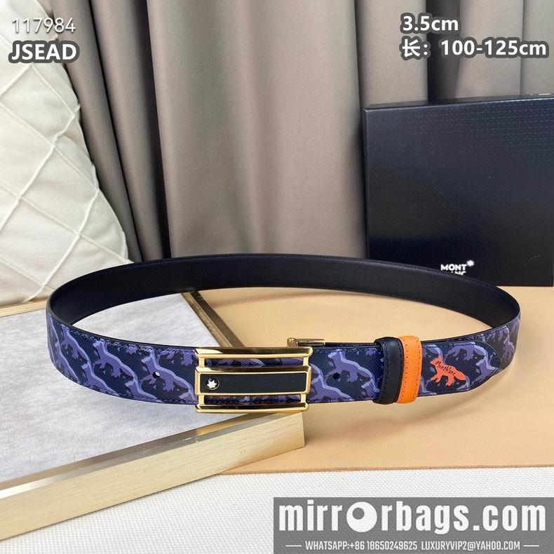 Replica Montblanc belt 35mmX100-125cm 8L11