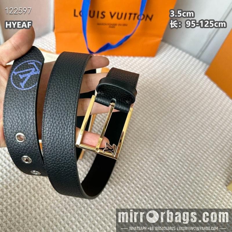 Replica LV belt 35mmX95-125cm 8L35