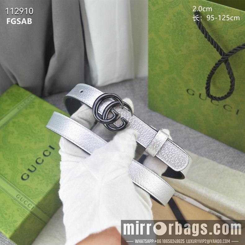 Replica Gucci belt 20mmX95-125cm 8L02