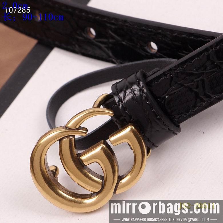 Replica Gucci belt 20mm 90-110cm 8L03