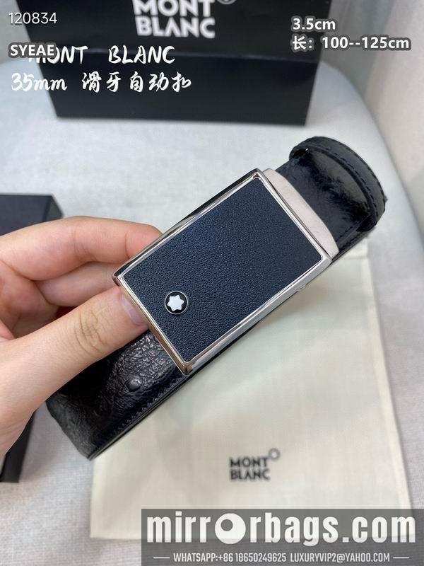 Replica Montblanc belt 自动扣 35mmX100-125cm 8L072014