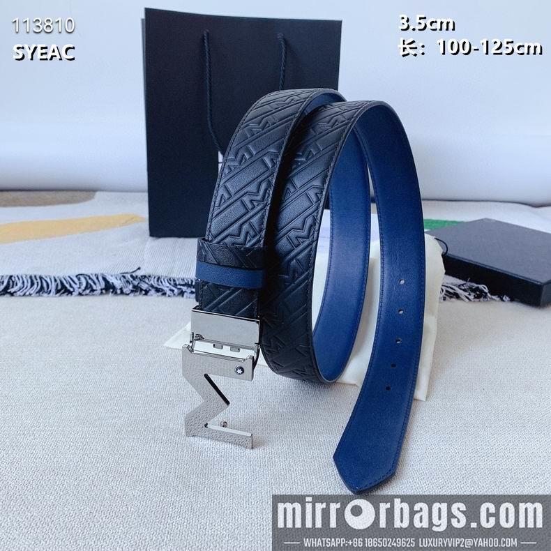 Replica Montblanc belt 30mmX95-125cm 8L02