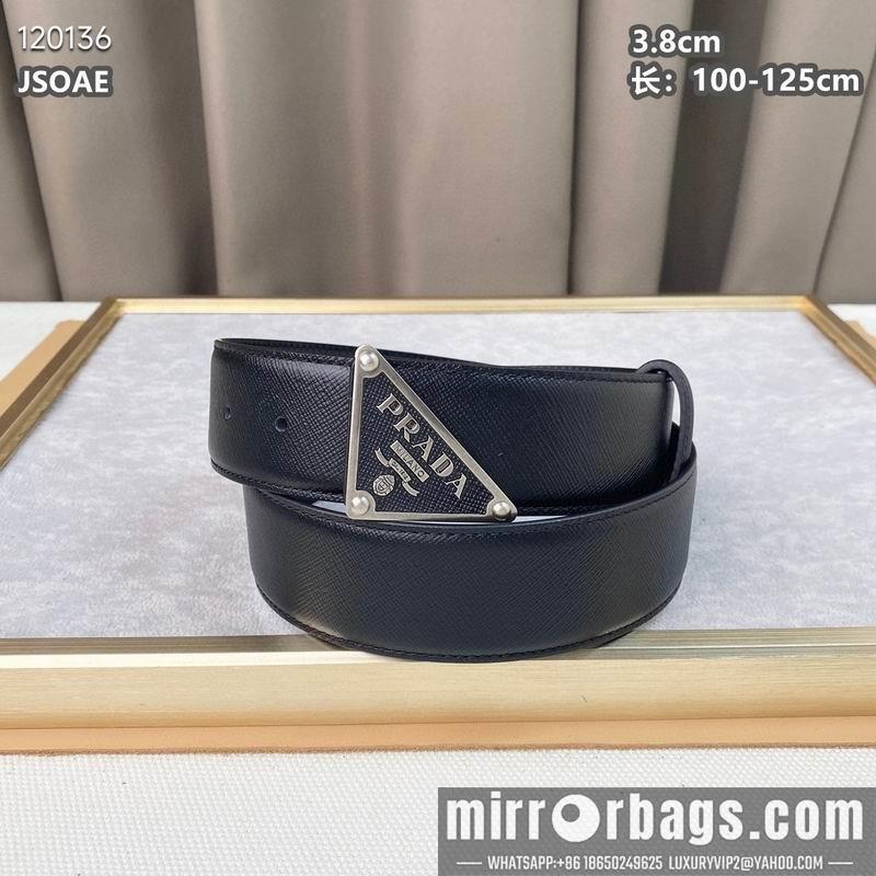 Replica Prada belt 38mmX100-125cm 8L072001