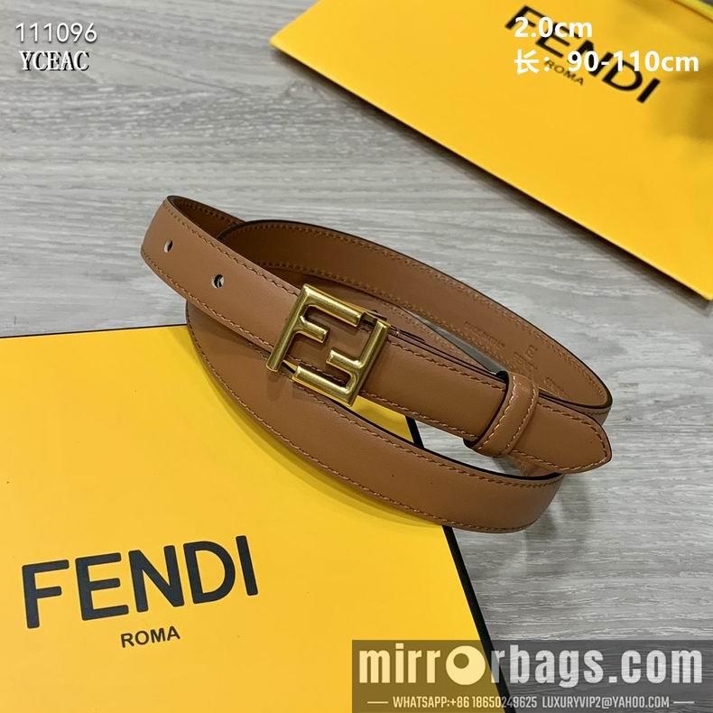 Replica Fendi Belt 20mmX90-110cm 8L01