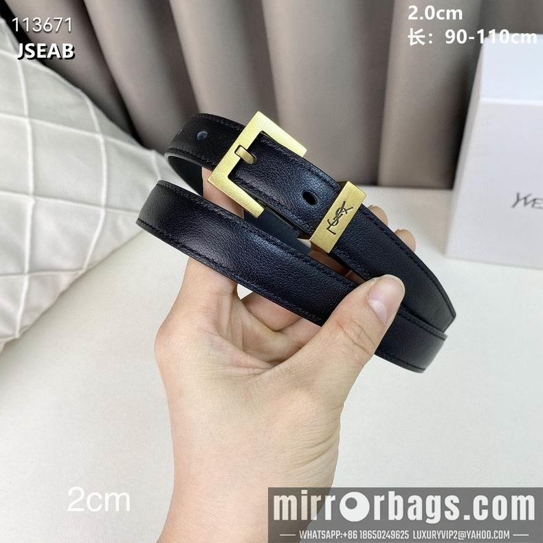 Replica YSL belt 20mmX90-115cm 8L02