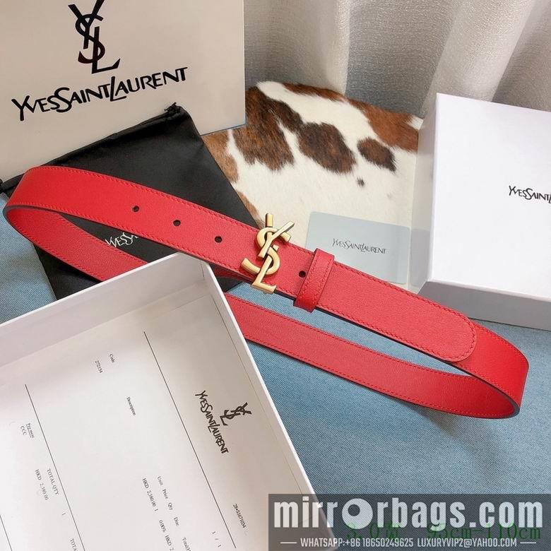 Replica YSL Belt 30mmX95-110cm 7D01