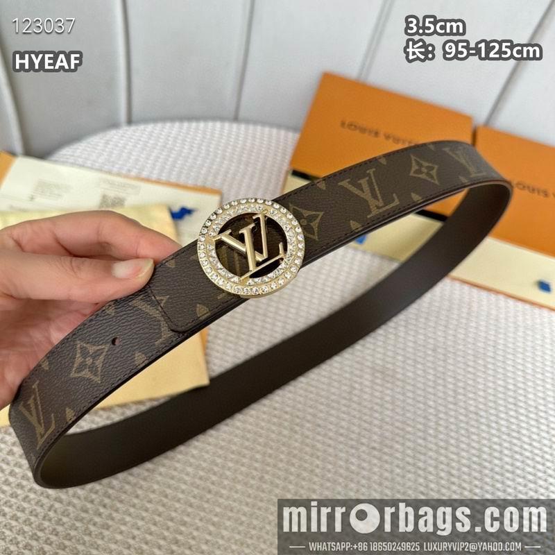 Replica LV belt 35mmX95-125cm 8L18