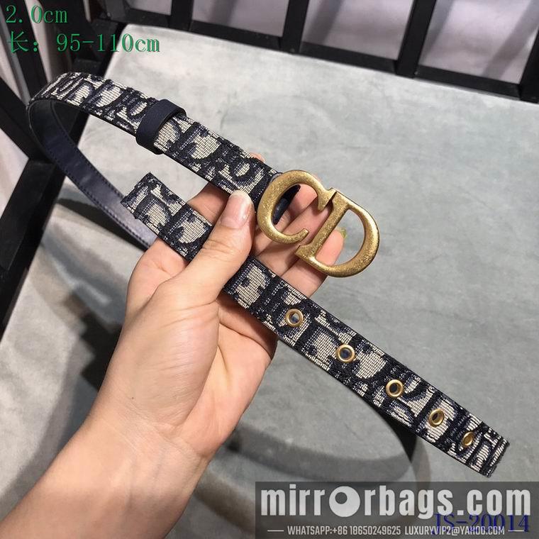 Replica Dior Belt 20mmX95-110cm 8L09