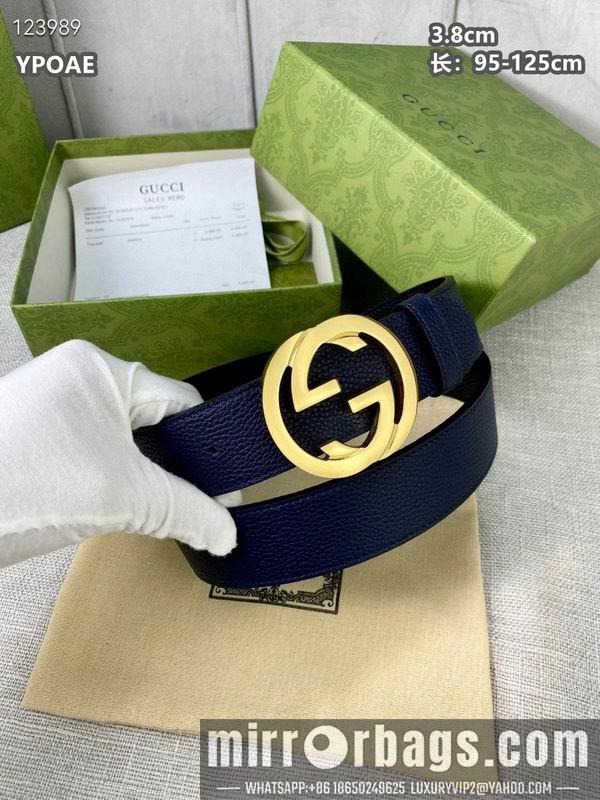 Replica Gucci belt 38mmX95-125cm 8L10
