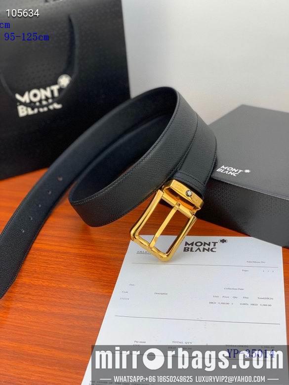 Replica Montblanc Belt 35mmX95-125cm LH01