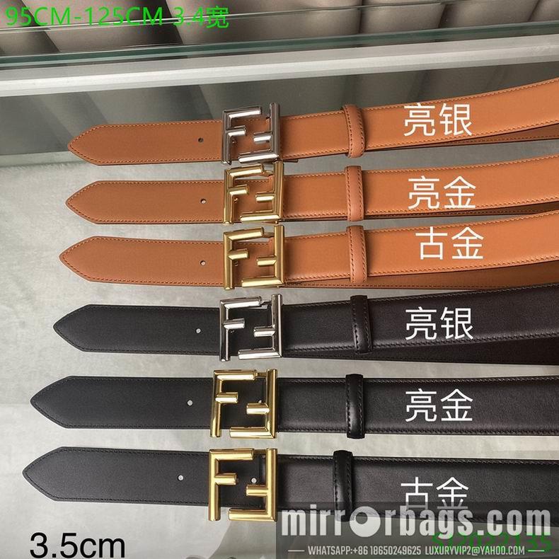 Replica Fendi Belt 34mmX95-125cm 7D05