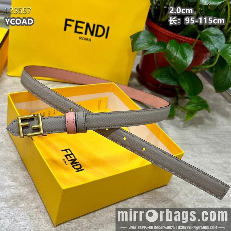 Replica Fendi belt 20mmX95-115cm 8L16