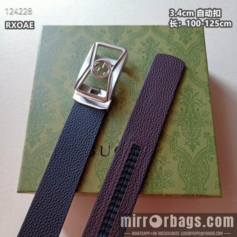Replica Gucci belt 34mmX100-125cm 8L20