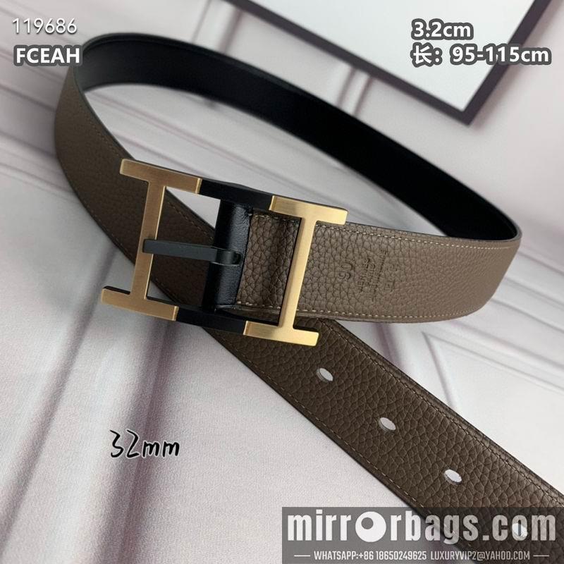 Replica Hermes belt 32mmX95-125cm 8L040803