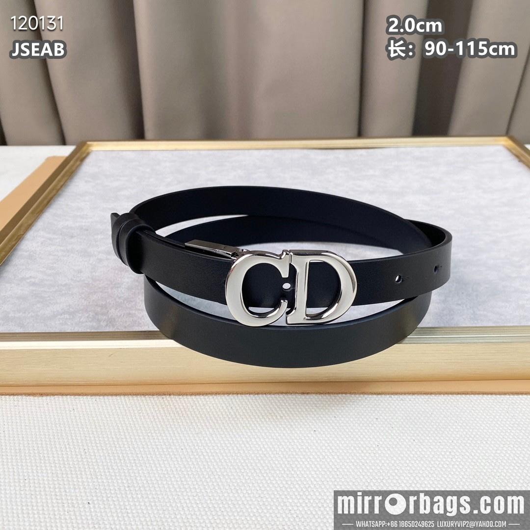 Replica Dior belt 20mmX90-115cm 8L072001
