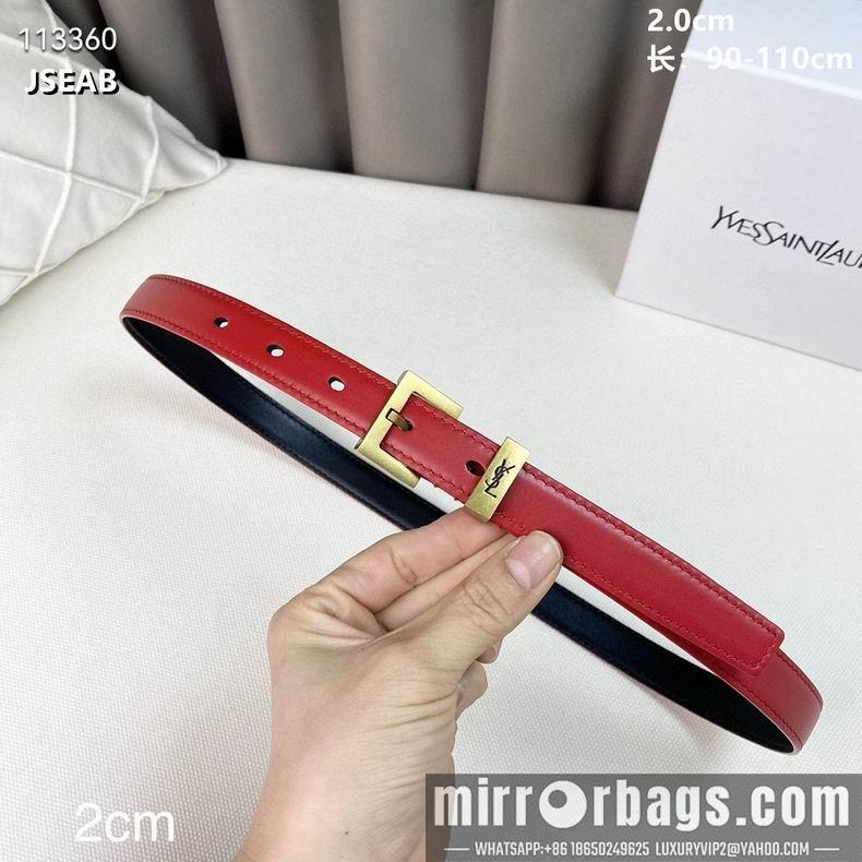 Replica YSL belt 20mmX90-115cm 8L02