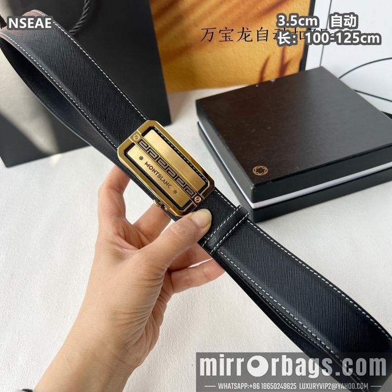 Replica Montlanc belt 35mmX100-125cm 8L68