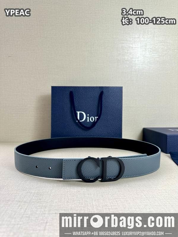 Replica Dior belt 34mmX100-125cm 8L07