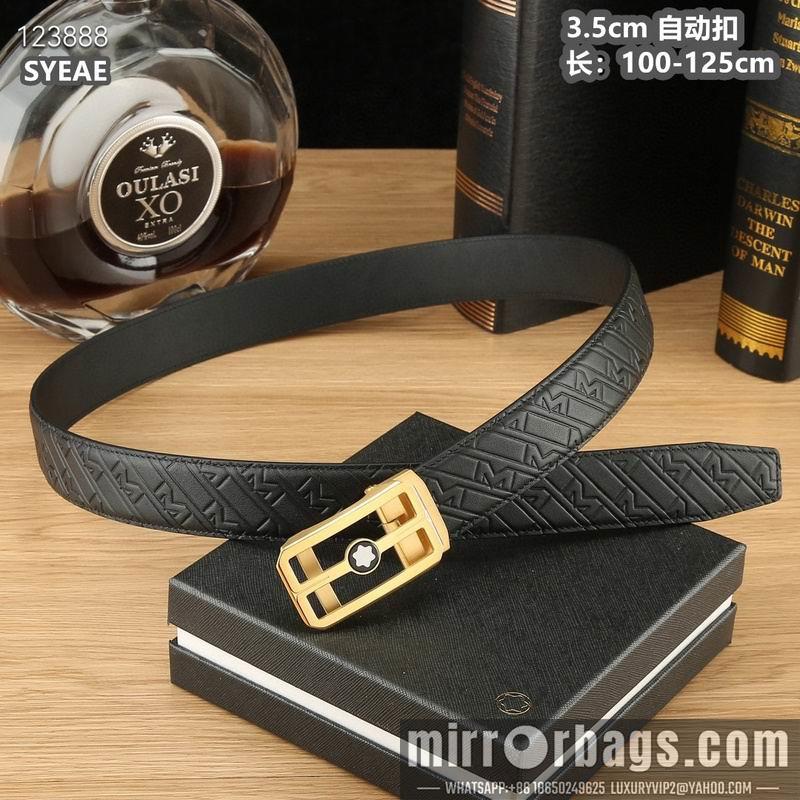 Replica Montlanc belt 35mmX100-125cm 8L42