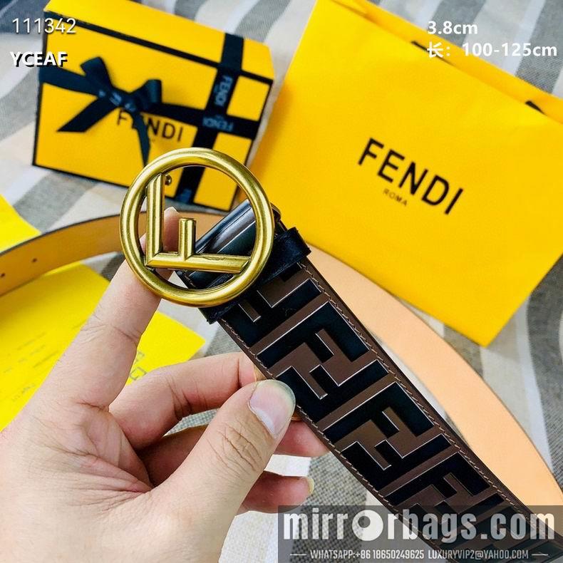 Replica Fendi Belt 38mmX100-125CM 8L13
