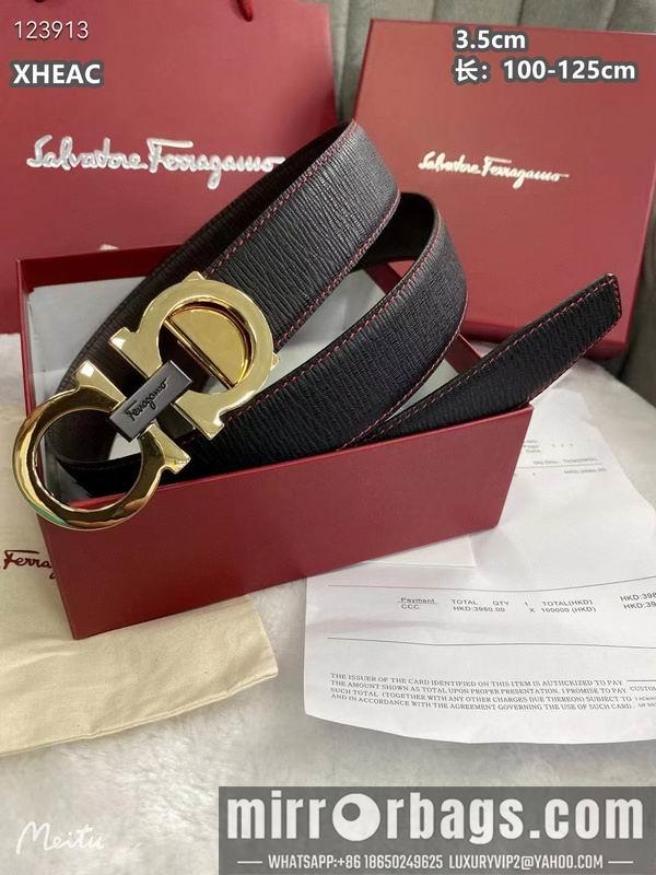 Replica Ferragamo belt 35mmX100-125cm 8L54