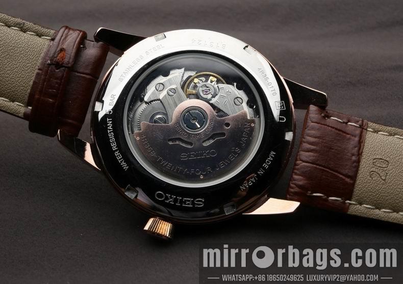 Replica Seliko watch 40.5X11.84mm M11