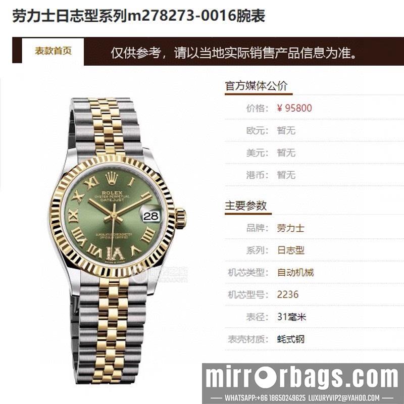 Replica Rolex 31mm 022375