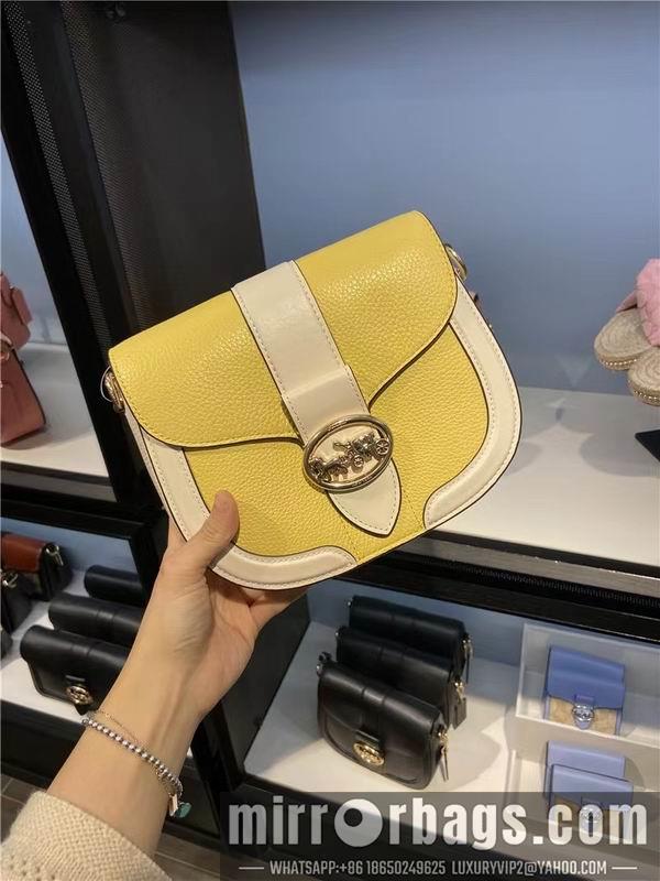 Replica Coach Bags C3596 Georgie Saddle 21x17.5x6.5cm JH01
